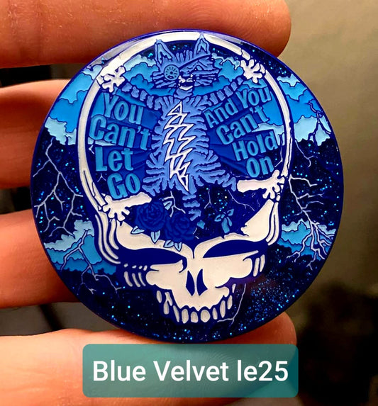 The Wheel Stealie - Blue Velvet le25