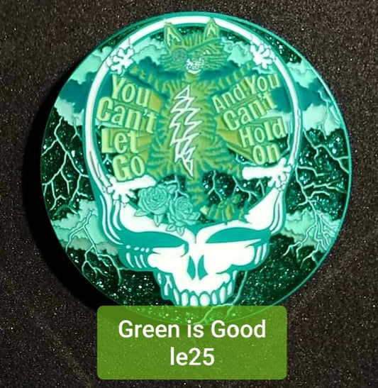 The Wheel Stealie - Green in Good le25