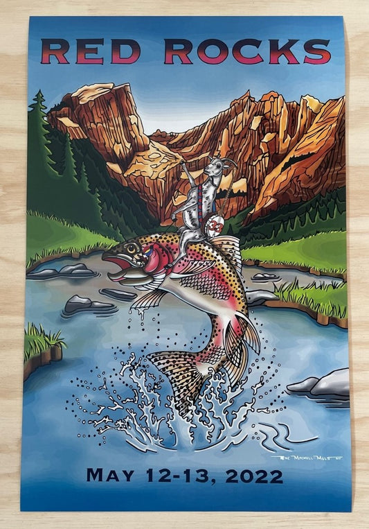 Billy on the Rocks Print